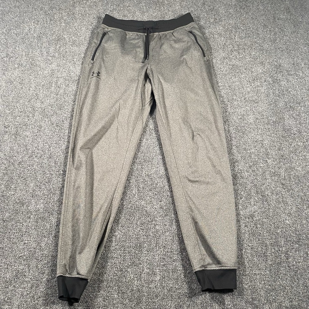 Under Armour UA Sportstyle Joggers Mens Size Medium Athletic Stretch Fit Gray